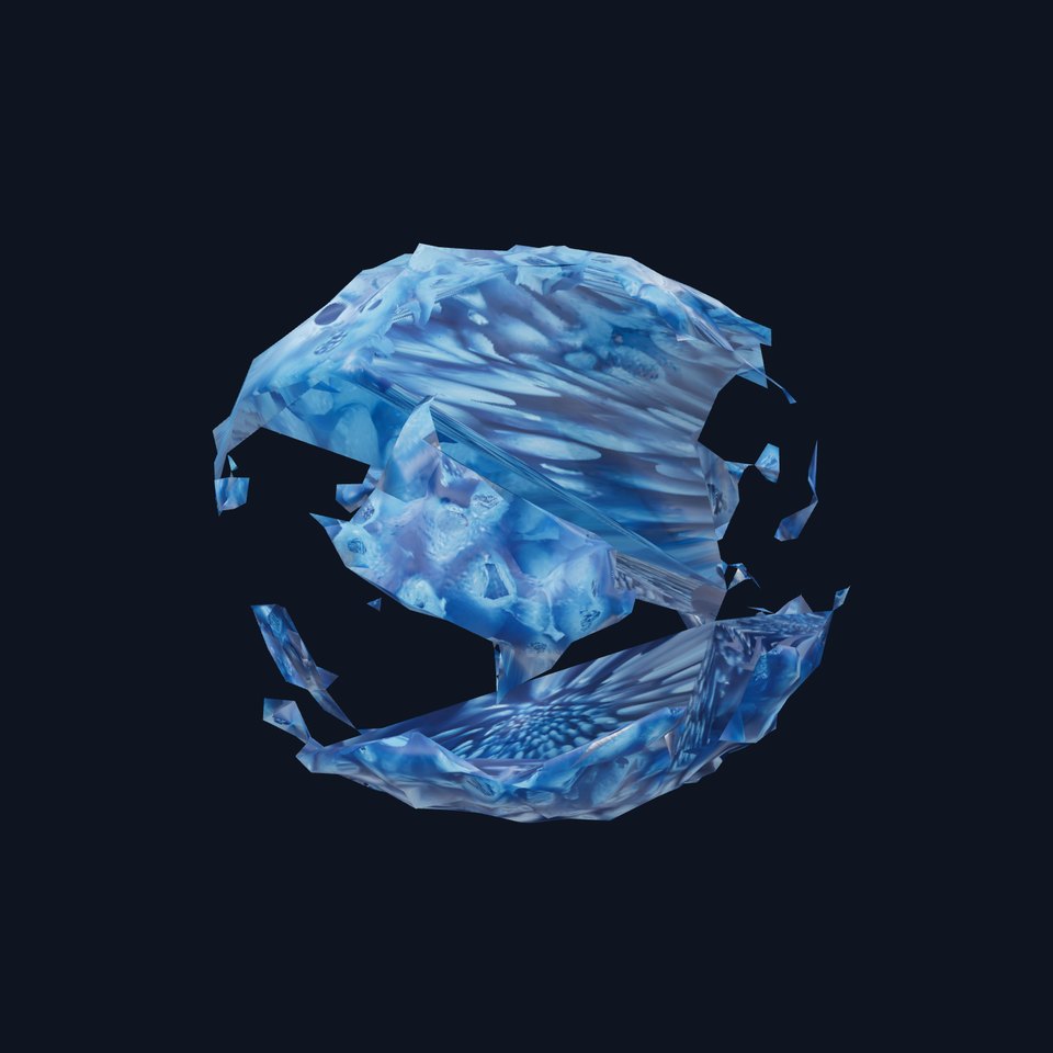 Azure Coral Sphere model pack